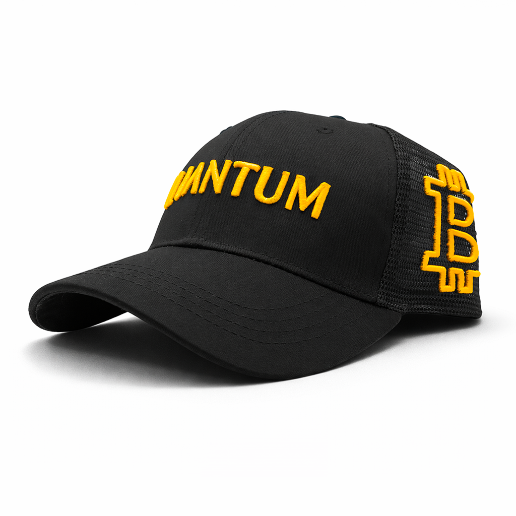 Quantum trucker hat